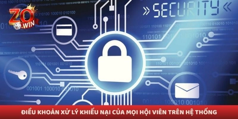 Điều khoản xử lý khiếu nại của mọi hội viên trên hệ thống